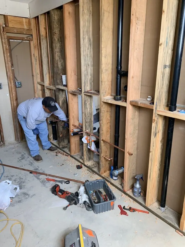 Commercial rough-in plumbing for Gas Line Repair in South Chatham